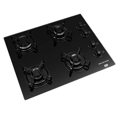 Cooktop Brastemp 4 Bocas Acendimento Automático Preto Bivolt