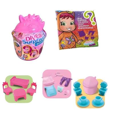 Boneca Diver Surprise Mama E Chora Bolsinha - Modelos Sortidos - Divertoys