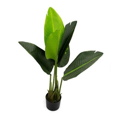 Planta Artificial Bananeira De Jardim Com Pote X6 Verde 66 Cm F04 - D'rossi