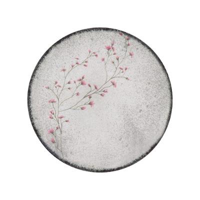 Prato Raso Tramontina Floralis Porcelana Decorada 25cm Tramontina