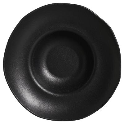 Prato De Massa Geo Carbon Matte 450ml 28cm Porto Brasil Preto