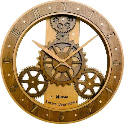 Relogio Parede Decorativo Herweg 6486 296 Madeira 30cm Pinus