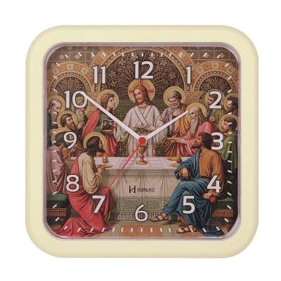 Relógio Parede 23 Cm Santa Ceia Tic-tac Herweg 6696 Marfim