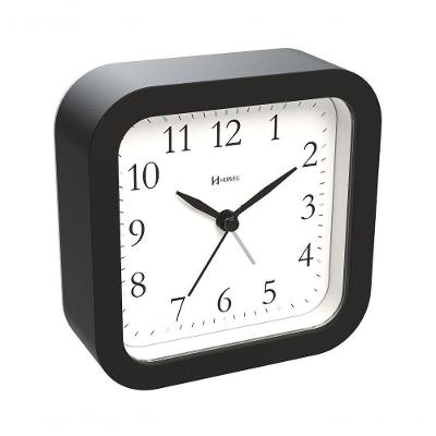 Relógio Despertador Herweg Quartz Sem Tic Tac 2645 Preto - Preto