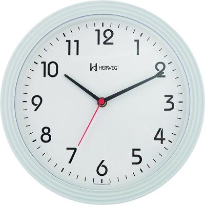 Relógio De Parede Herweg 6633 28cm Branco