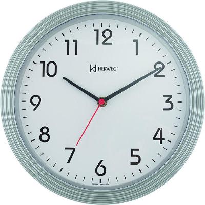Relógio De Parede Herweg 6633 28cm Prata