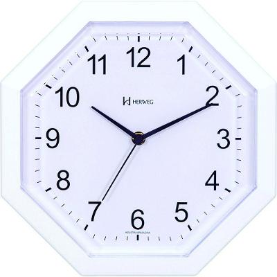 Relógio De Parede Herweg 6662 27cm Branco