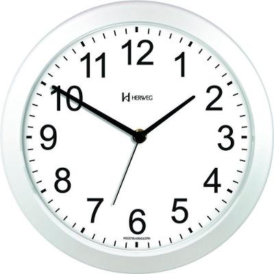 Relógio De Parede Herweg 660095-21 Fala As Horas Branco