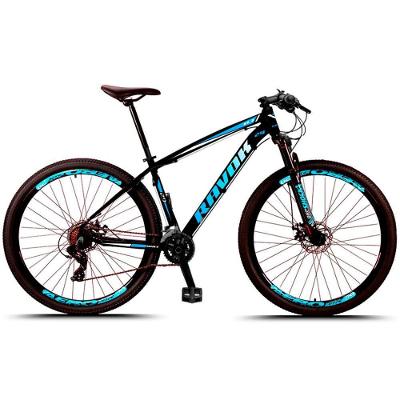 Bicicleta Aro 29 Freio A Disco Hidráulico 24 Velocidades Shimano Tx800 Cor:azul;tamanho:19"