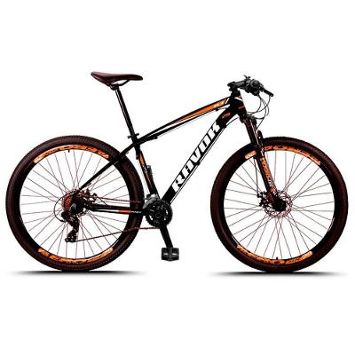 Bicicleta Bike Aro 29 Alumínio 24 Velocidades Shimano Suspensão Freio A Disco laranja 21"