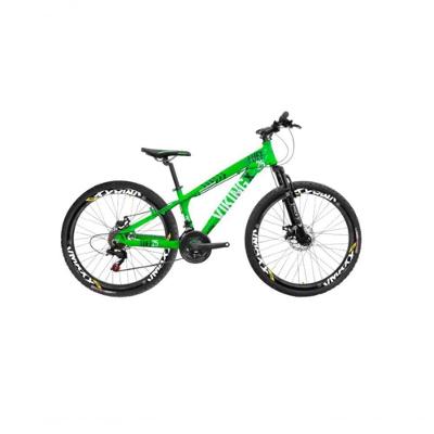 Bicicleta Viking Aro 26 Câmbio Importado 21v Vmaxx Verde Neon.