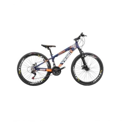 Bicicleta Viking Aro 26 Câmbio Importado 21v Vmaxx Roxo Laranja