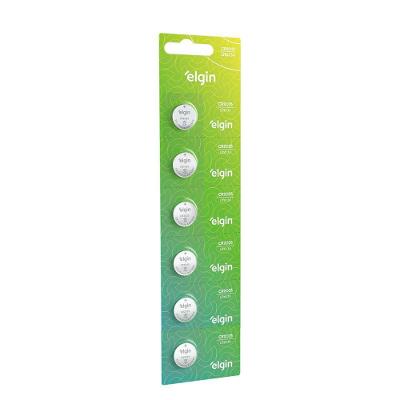 6 Baterias Lítio Cr2025 - Elgin