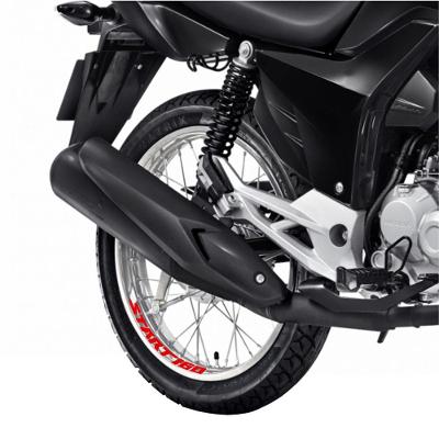 Adesivo Premium Roda Moto Honda Start 160 Cor Vermelho