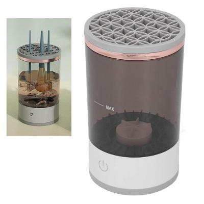 Maquina De Limpeza Pincel De Maquiagem Automatico Usb Vibraçao Limpador Potente