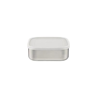 Pote Tramontina Freezinox Aço Inox Quadrado Tampa Plástica 16cm 1,2l Tramontina