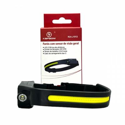 Lanterna Led Para Cabeça - Regulagem Ajustável E Carregamento Usb Ka-l1518 Kapbom