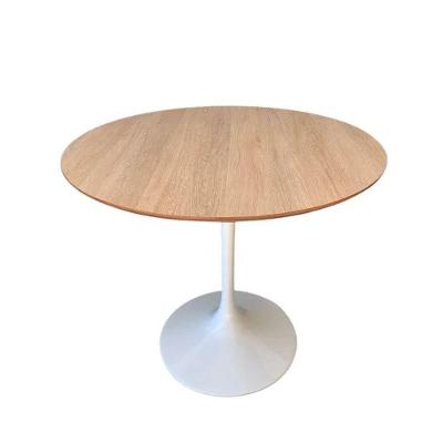Mesa De Jantar Tulipa Saarinen Redonda 80 Cm Tampo Jade Cores Branco