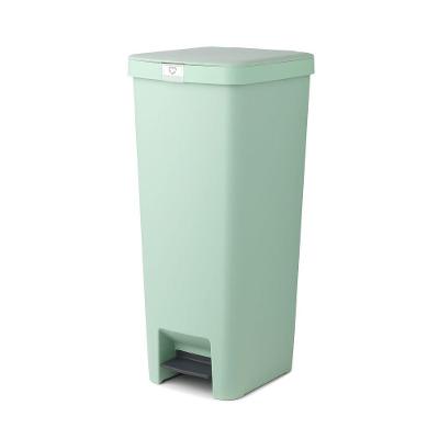 Lixeira Com Pedal Step Up Em Plástico 40 Litros Brabantia Verde