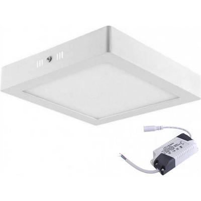 Painel Led 17 Sobrepor Quadrado 12w 3000k 100-240v Taschibra