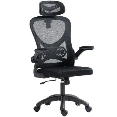 Cadeira Para Escritório Giratória Presidente Executiva Belaggio Tela Mesh R01 Preto - Lyam Decor