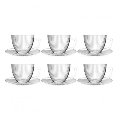 6 Xícaras De Café Em Vidro 90ml Graffiato