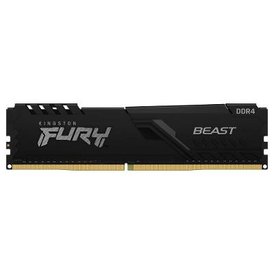 Memória Ram Kingston Fury Beast Ddr4 16gb 3200mhz - Preto (kf432c16bb/16)