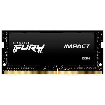 Memória Ram Para Notebook Kingston Fury Impact Ddr4 8gb 3200mhz - Preto (kf432s20ib/8)