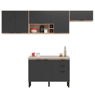 Cozinha Modulada 4 Peças Frcz5 Avena Grafito