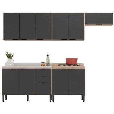 Cozinha Modulada 5 Peças Frcz6 Avena Grafito