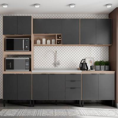 Cozinha Modulada 5 Peças Frcz1 Avena Grafito