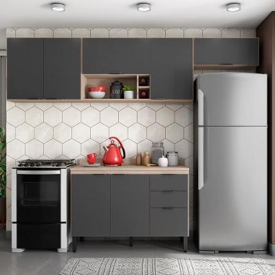 Cozinha Modulada 4 Peças Frcz4 Avena Grafito