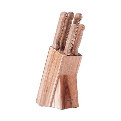 Conjunto De Facas 6 Peças Daily Madeira Brinox