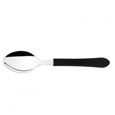 Kit 6 Colher De Mesa Leme Inox Preta Tramontina