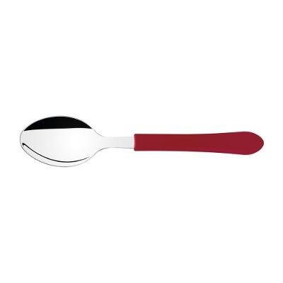 Kit 3 Colher De Mesa Inox Vermelho Leme Tramontina