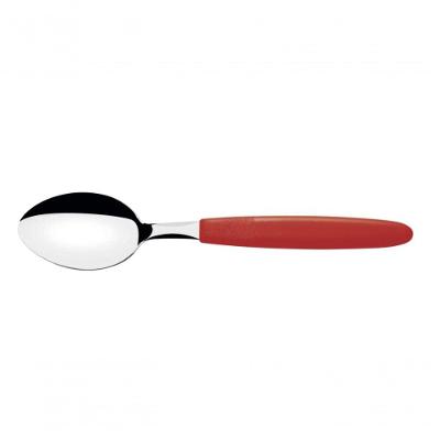 Kit 12 Colher Mesa Tramontina Ipanema Inox Vermelho