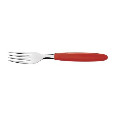 Kit 24 Garfo Mesa Tramontina Ipanema Inox Vermelho