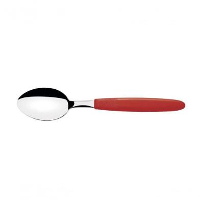 Kit 12 Colher Cha Tramontina Ipanema Inox Vermelho