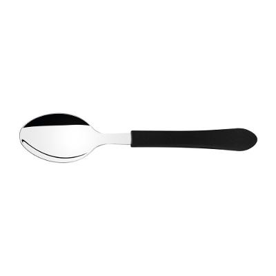 Kit 3 Colher De Mesa Leme Inox Preta Tramontina