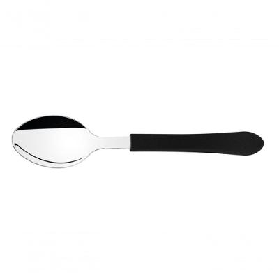 Kit 12 Colher De Mesa Leme Inox Preta Tramontina