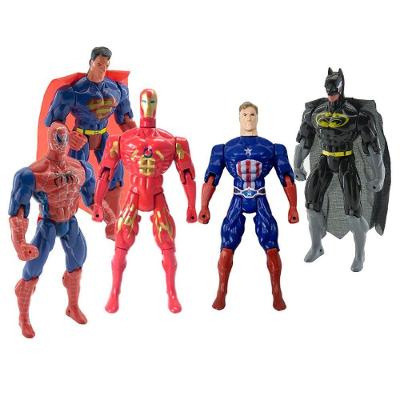 Kit 5 Bonecos Articulados Super Heróis Liga Da Justiça 29 Cm
