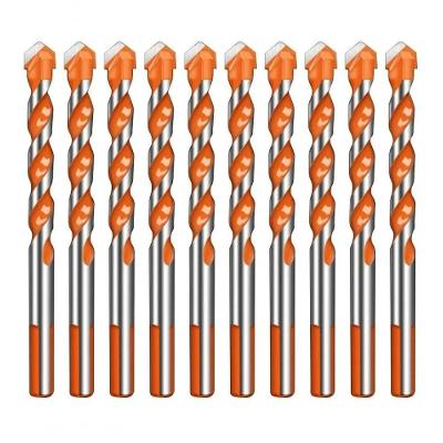 Broca De Torção Triangular Fura Tudo 6mm Kit 10 Unidades