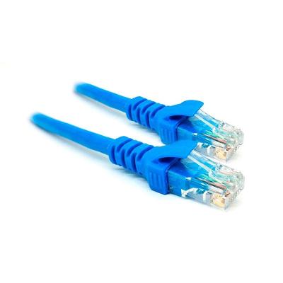 Cado De Rede Patch Cord Cat6 X-cell, Utp Cca/cftv 23awg, Rj45, 20m, Azul - Xc-cat6-20