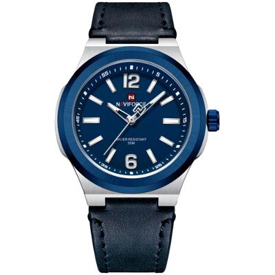 Relógio De Pulso De Quartzo Masculino Design Esportivo Impermeável Azul