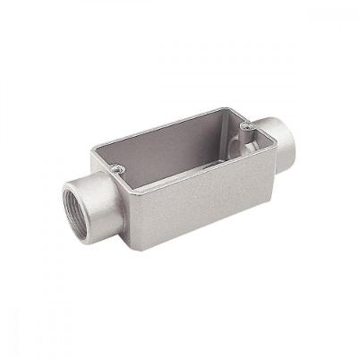 Condulete Fixo 3 Tipo C - Com Tampa - Rosca Bsp - Sem Pintura
