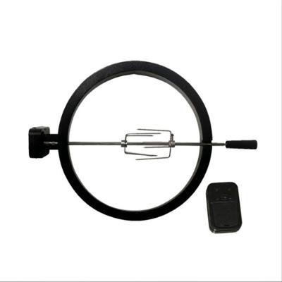 Rotisserie Para Kamado Ultra Da Rasco [kit Plug & Play] - Espeto Rotativo Com Motor Preto