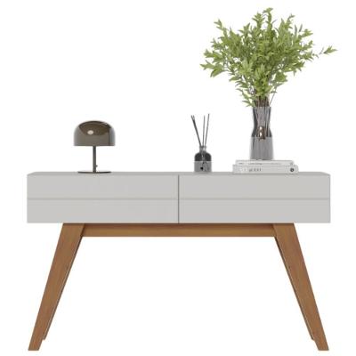 Aparador Retrô 2 Gavetas Ermo Off White Matte