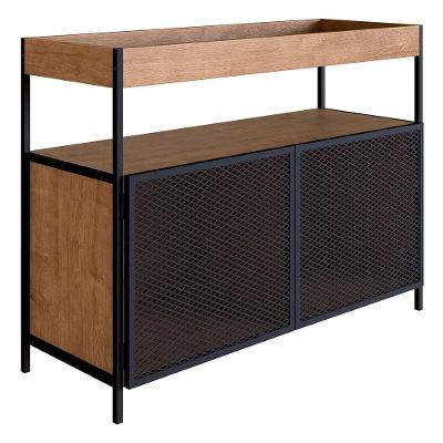 Buffet Bar New Vermont E Preto 100 Cm - D'rossi