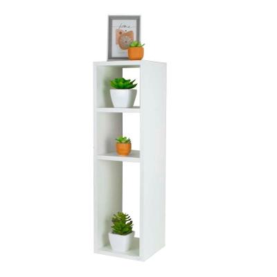 Mesa De Cabeceira Com Nichos Branca Cama Solteiro Quarto Sala 70cm