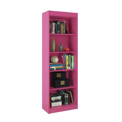 Estante Livreiro Sapiranga Com 4 Prateleiras Rosa Rosa